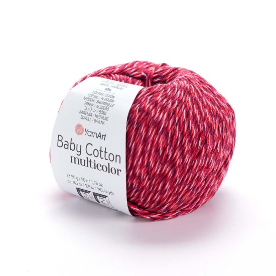 Yarnart Baby Cotton Multicolor 5209 Ebruli Örgü İpi