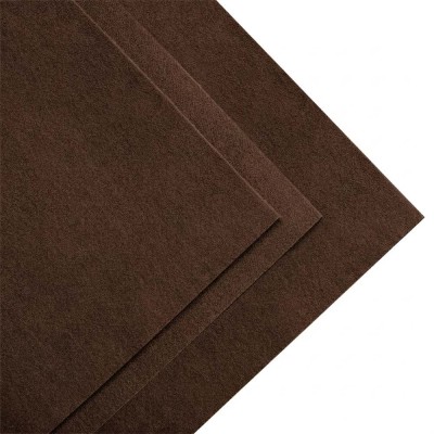 İnce Keçe Kumaş 1 mm Koyu Kahve