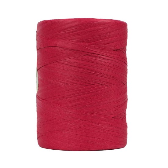 KnittingTR Doğal Rafya İp Kırmızı