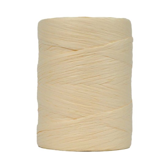 KnittingTR Doğal Rafya İp Krem