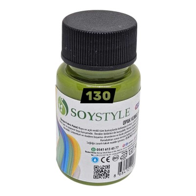 Soystyle Opak Kumaş Boyası 50ML – 130 Soystyle Opak Kumaş Boyası 50ML – 130