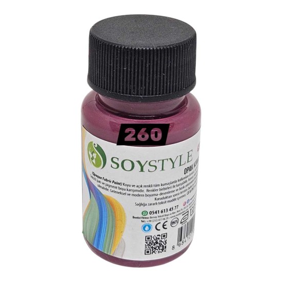 Soystyle Opak Kumaş Boyası 50ML – 260