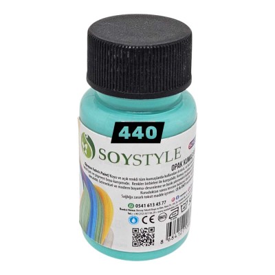 Soystyle Opak Kumaş Boyası 50ML – 440 Soystyle Opak Kumaş Boyası 50ML – 440