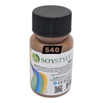 Soystyle Opak Kumaş Boyası 50ML – 540 Soystyle Opak Kumaş Boyası 50ML – 540
