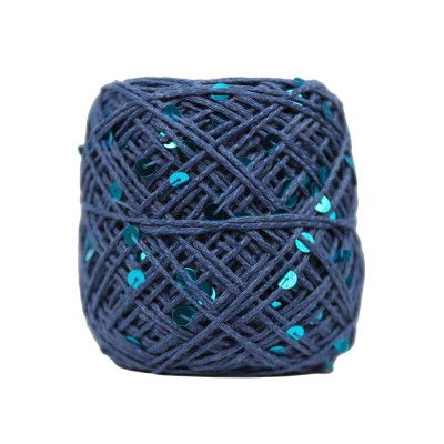 KnittingTR İri Pullu İp – Mavi Mavi Pul