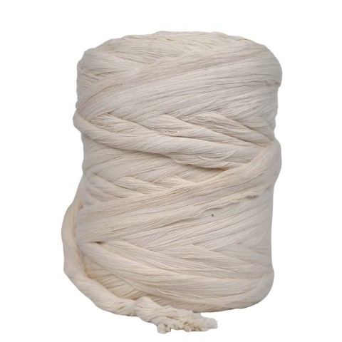 Burgusuz Kalın Tek Burgu At Kuyruğu 12MM Ekru (2KG)