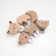 Figürlü Ahşap Emzik Askısı Klipsi