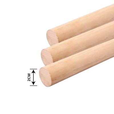 Ahşap Yuvarlak Çubuk 20mm Ahşap Yuvarlak Çubuk 20mm