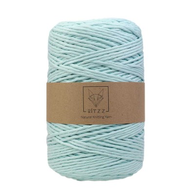 Mint Tek Burgulu Pamuk İp String Makrome İp // 3mm