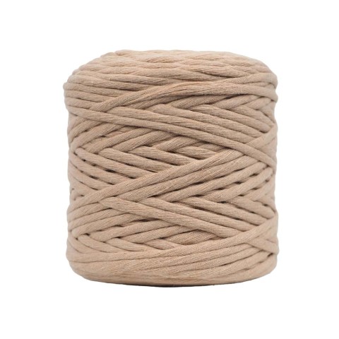 Latte Tek Burgulu Pamuk İp String Makrome İp // 3mm