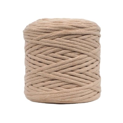 Latte Tek Burgulu Pamuk İp String Makrome İp // 3mm