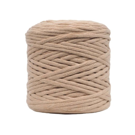 Latte Tek Burgulu Pamuk İp String Makrome İp // 3mm