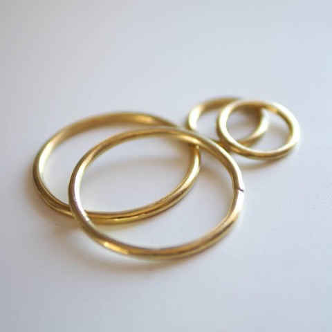 Metal Halka Gold