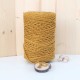 Hardal Tek Burgulu Pamuk İp String Makrome İp // 3mm