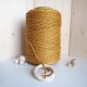 Hardal Tek Burgulu Pamuk İp String Makrome İpi // 2mm