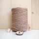 Toprak Tek Burgulu Pamuk İp String Makrome İpi // 3mm