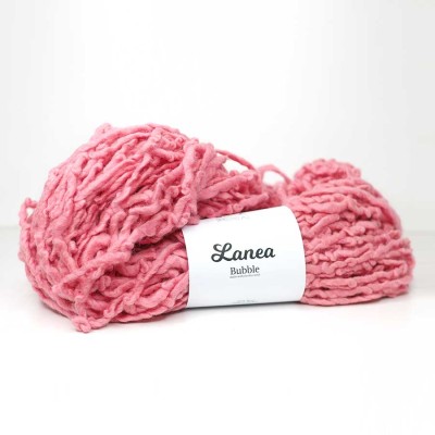 Lanea Bubble Baloncuklu Yün İp / Şeker Pembe / 013