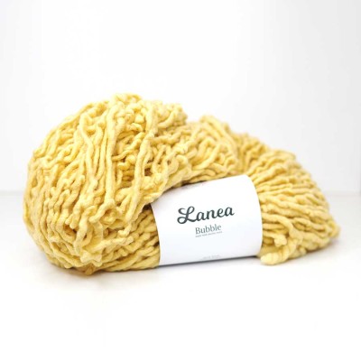 Lanea Bubble Baloncuklu Yün İp / Soft Sarı / 004
