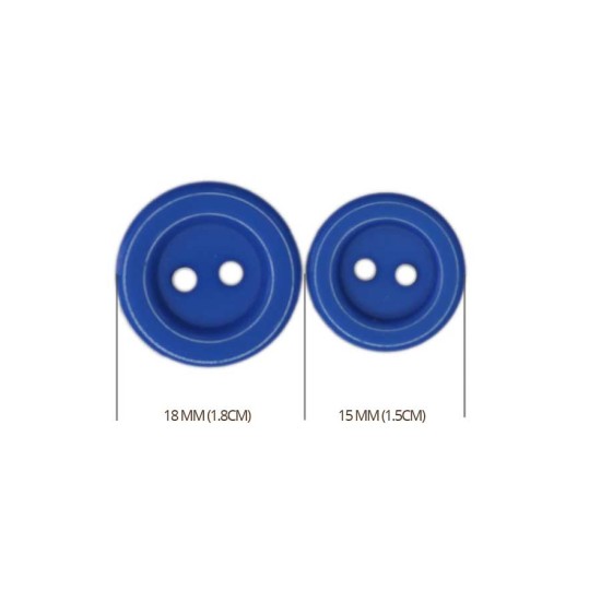 Bebek Düğmesi 2 Delikli Renkli Pastel / B100 Bebek Düğmesi 2 Delikli Renkli Pastel / B100