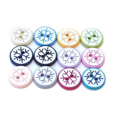 Bebek Düğmesi 2 Delikli / 15MM / KARTANESİ / B110