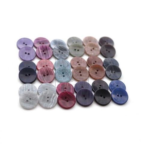 Kırçıllı Yuvarlak Düğme 2 Delikli 23 MM / KD-2525
