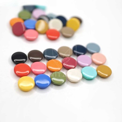 Renkli Düz İnci Düğme / 14MM / ID210 Renkli Düz İnci Düğme / 14MM / ID210