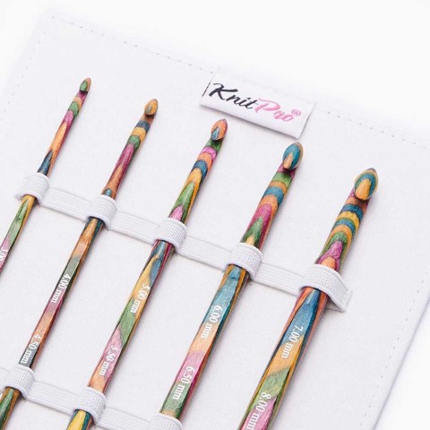KnitPro Symfonie Çift Taraflı Tığ Seti (3.0–8.0 mm)