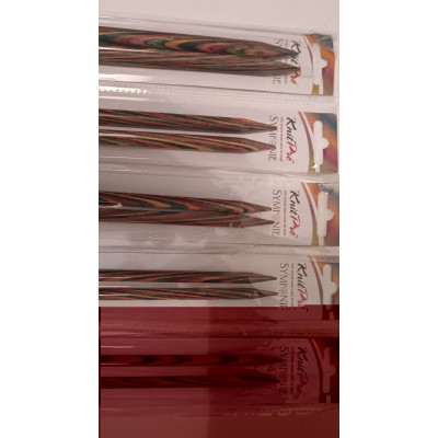 Knitpro Symfonie Chunky 35 Cm Şiş Seti (kılıfsız) - 7,8,9,10,12 cm şişler Knitpro Symfonie Chunky 35 Cm Şiş Seti (kılıfsız) - 7,8,9,10,12 cm şişler