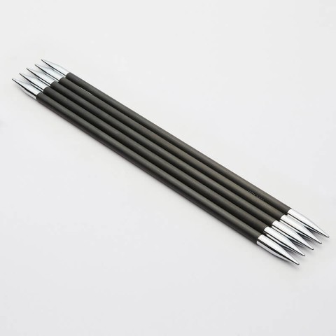 KnitPro Karbonz Çift Uçlu Çorap Şişi – 5’li – 15 cm
