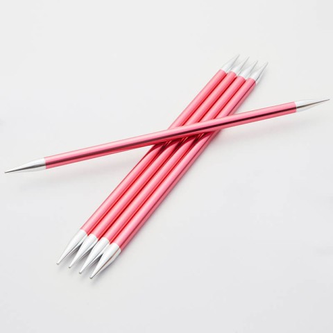 KnitPro Zing Çift Uçlu Çorap Şişi – 5’li – 15 cm