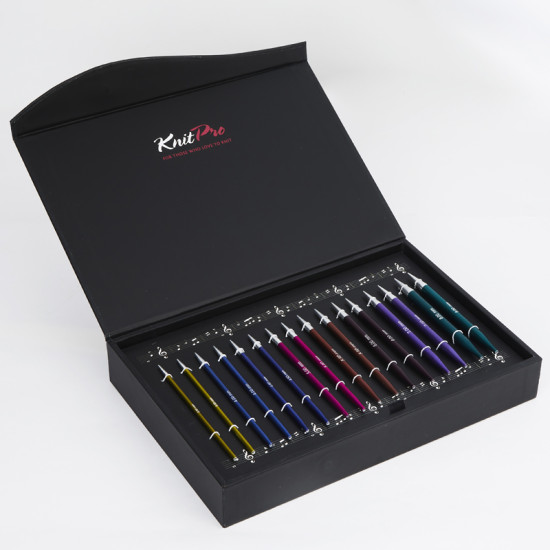KnitPro Zing Değiştirilebilir misinalı örgü şiş seti - Melodies of life - gift set