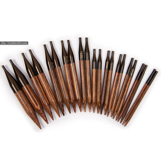 Knitpro Ginger Deluxe Misinalı Ucu Değiştirilebilir Örgü Şiş Seti (13cm)