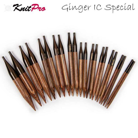 Knitpro Ginger (Kısa uç) Special Misinalı Şiş Seti