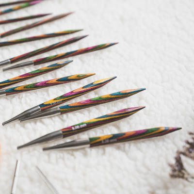 Knitpro Symfonie Special Ucu Değiştirilebilir Kısa Misinalı Örgü Şiş Seti- Kısa Uç