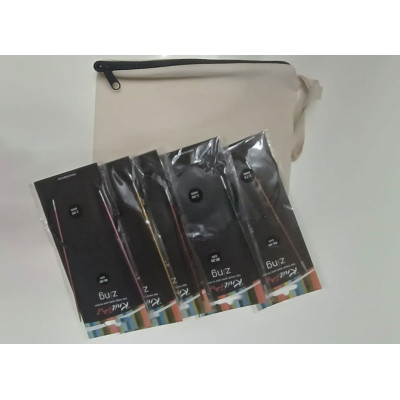 Knitpro Zing Sabit Misinalı Çorap Şiş Seti - 80 cm Knitpro Zing Sabit Misinalı Çorap Şiş Seti - 80 cm